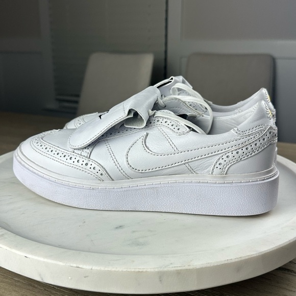 Nike x PEACEMINUSONE Kwondo1 G-Dragon Triple White DH2482-100 Men's shoes. - Picture 4 of 7